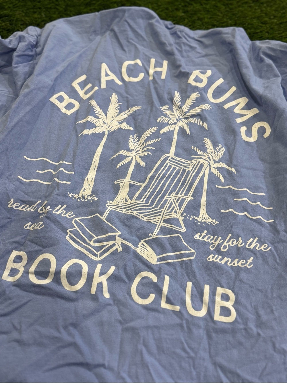 Originality Beach Bum Book Club Tshirt